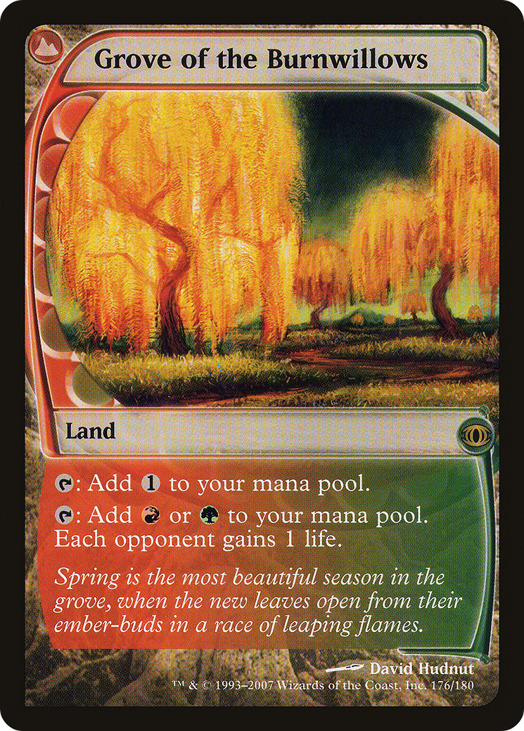 MAGIC: THE GATHERING  - Grove of the Burnwillows (FUT-176) - Future Sight