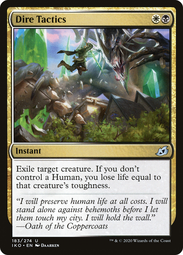 MAGIC: THE GATHERING  - Dire Tactics (IKO-183) - Ikoria: Lair of Behemoths