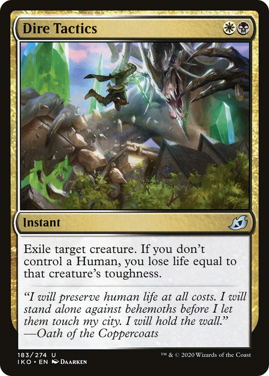 MAGIC: THE GATHERING  - Dire Tactics (IKO-183) - Ikoria: Lair of Behemoths Foil