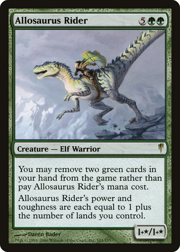 MAGIC: THE GATHERING  - Allosaurus Rider (CSP-101) - Coldsnap
