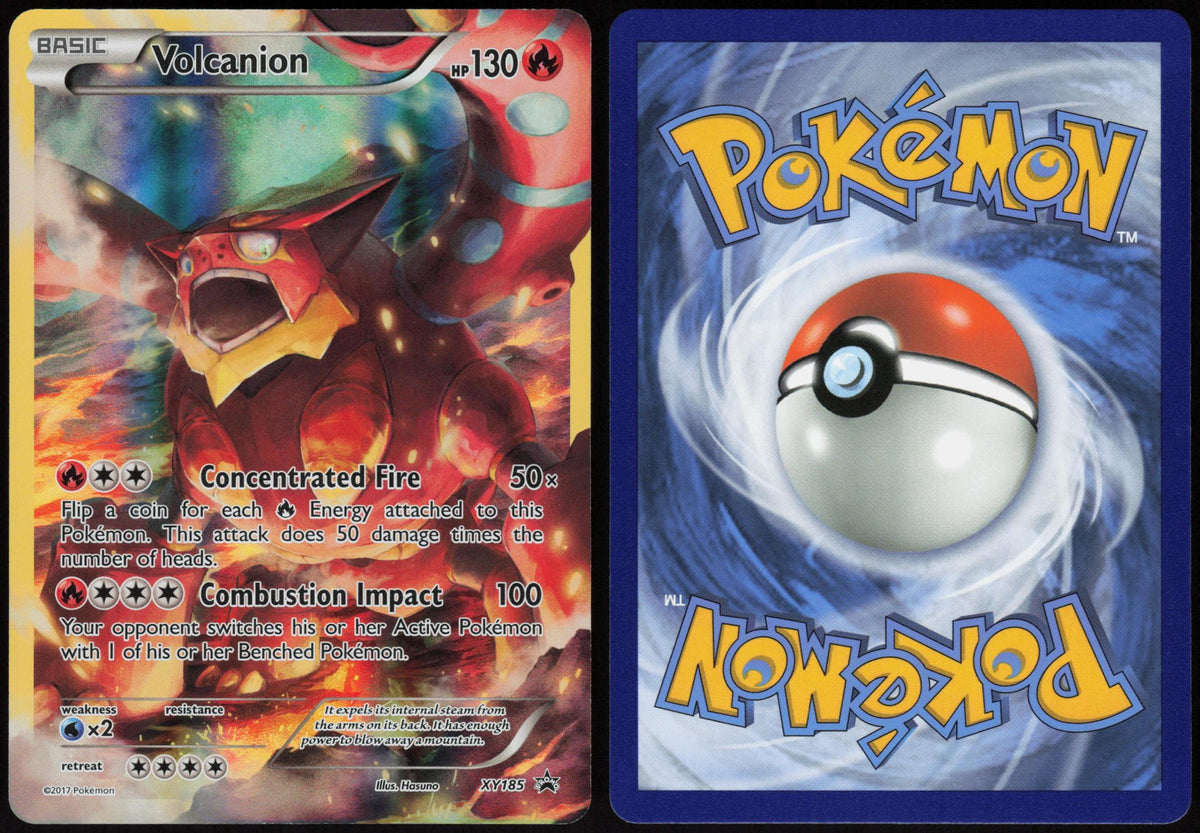 VOLCANION XY185 XY PROMO POKEMON PROMO HOLO LP