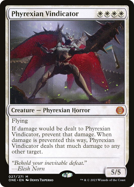 MAGIC: THE GATHERING  - Phyrexian Vindicator (ONE-027) - Phyrexia: All Will Be One