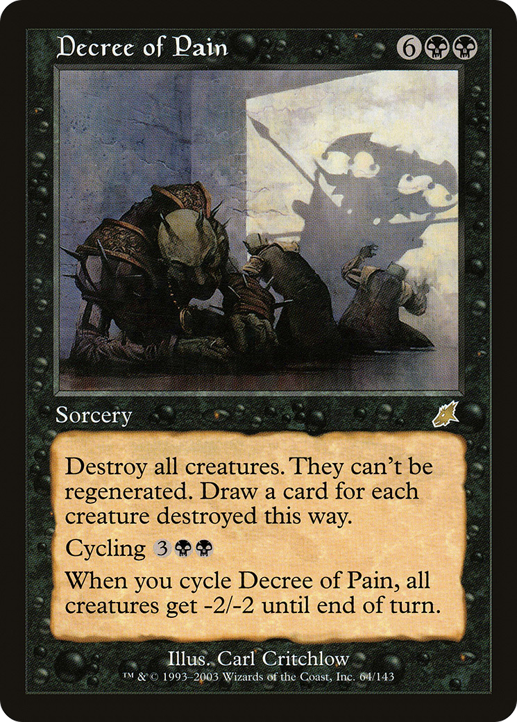 MAGIC: THE GATHERING  - Decree of Pain (SCG-064) - Scourge