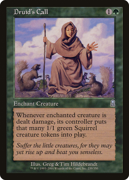 MAGIC: THE GATHERING  - Druid's Call (ODY-239) - Odyssey