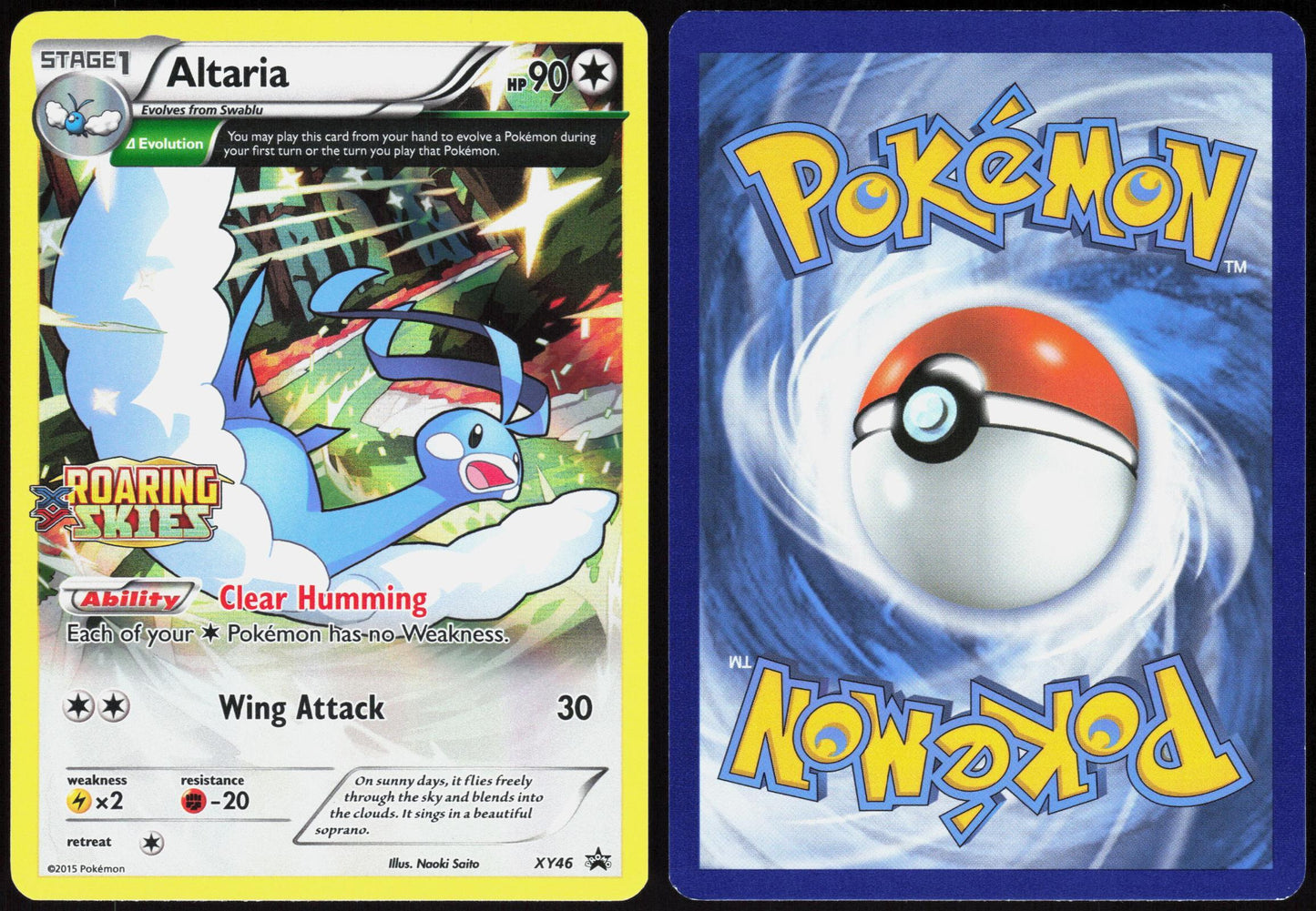ALTARIA (PRERELEASE) XY46 XY PROMO POKEMON PROMO LP