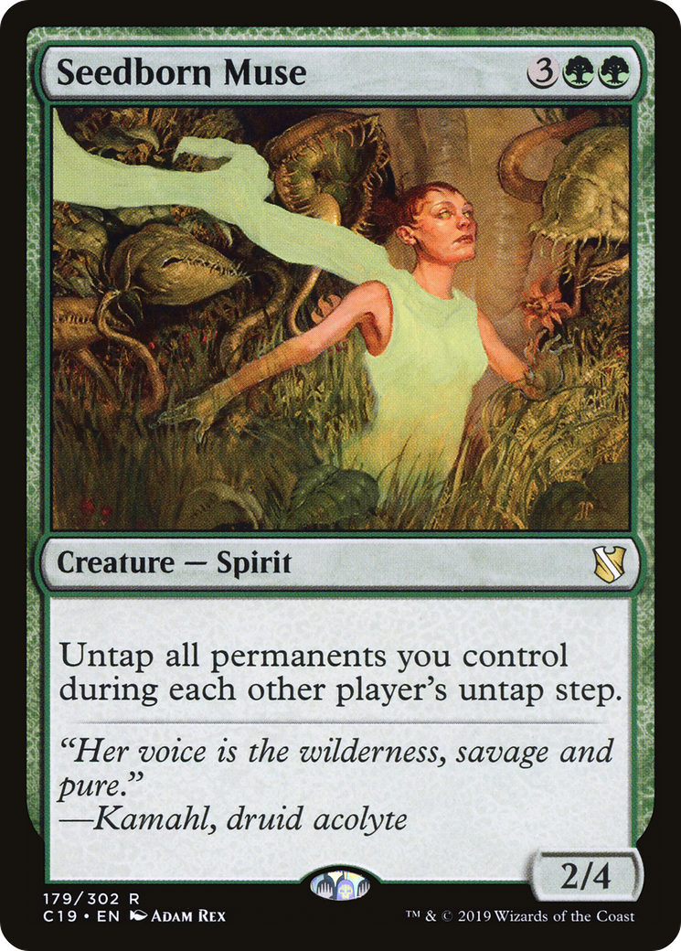MAGIC: THE GATHERING  - Seedborn Muse (C19-179) - Commander 2019
