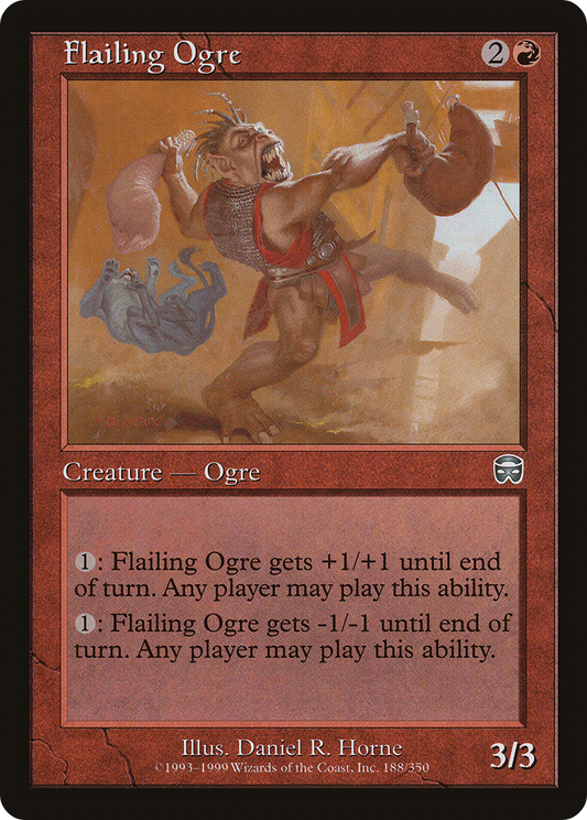 MAGIC: THE GATHERING  - Flailing Ogre (MMQ-188) - Mercadian Masques Foil