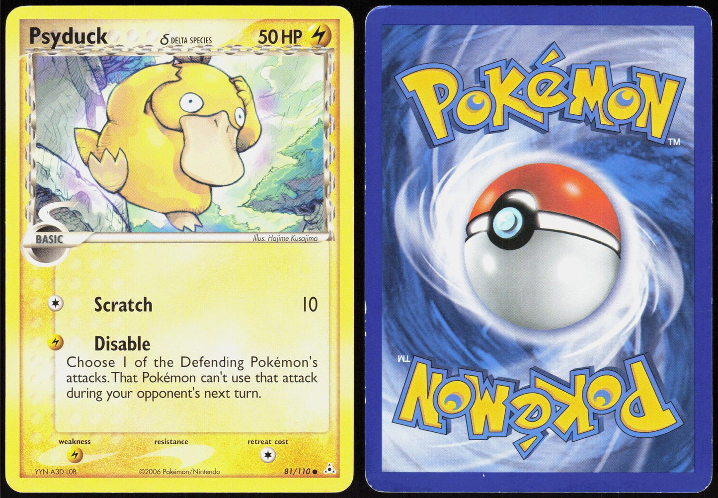 PSYDUCK Δ 81/110 HOLON PHANTOMS POKEMON COMMON MP