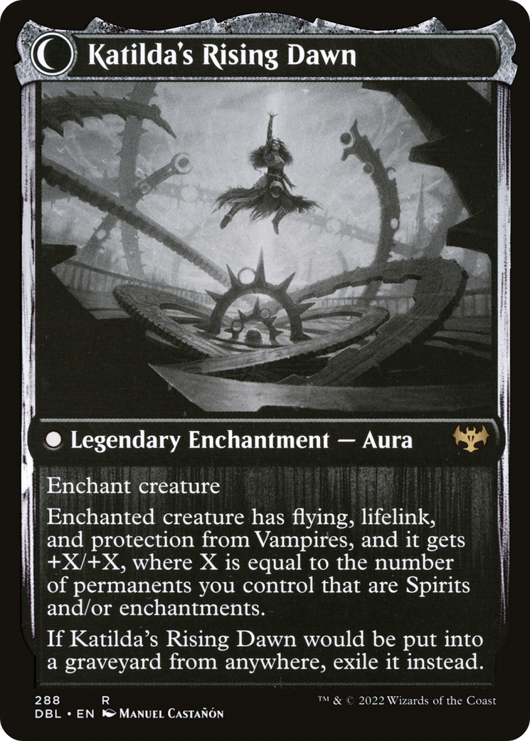 MAGIC: THE GATHERING  - Katilda, Dawnhart Martyr (DBL-288) - Innistrad: Double Feature: (Double Faced Transform)