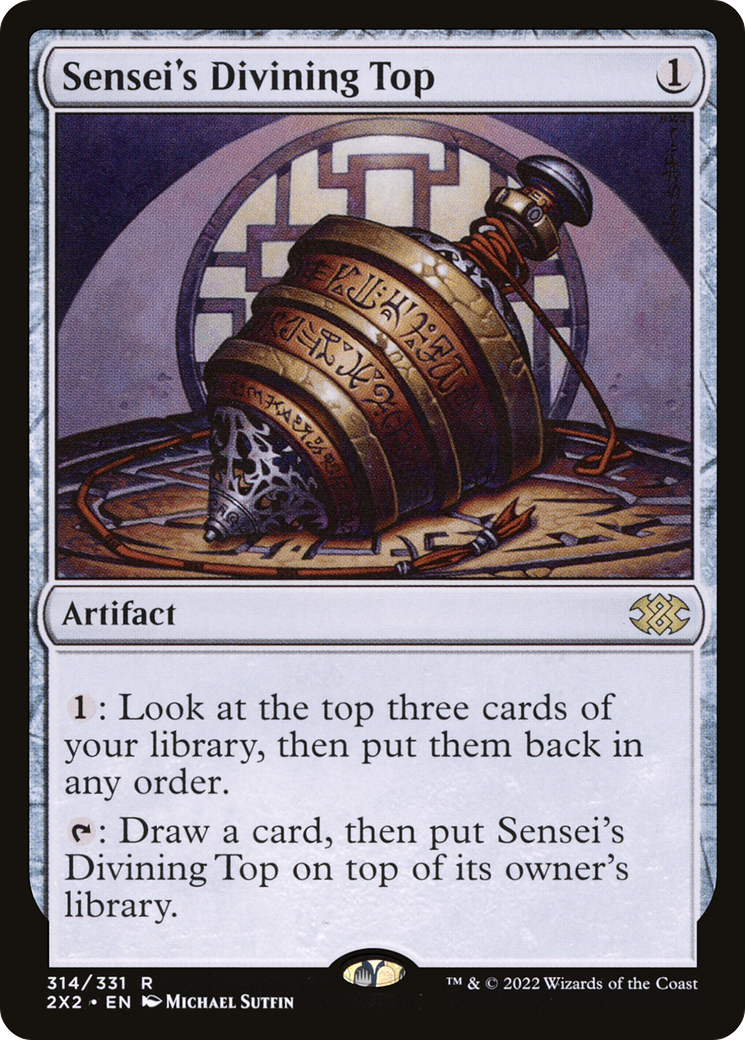 MAGIC: THE GATHERING  - Sensei's Divining Top (2X2-314) - Double Masters 2022