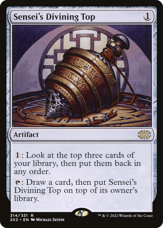 MAGIC: THE GATHERING  - Sensei's Divining Top (2X2-314) - Double Masters 2022