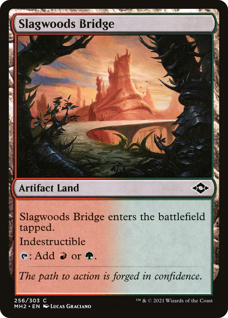 MAGIC: THE GATHERING  - Slagwoods Bridge (MH2-256) - Modern Horizons 2