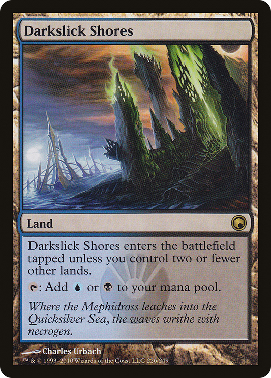 MAGIC: THE GATHERING  - Darkslick Shores (SOM-226) - Scars of Mirrodin