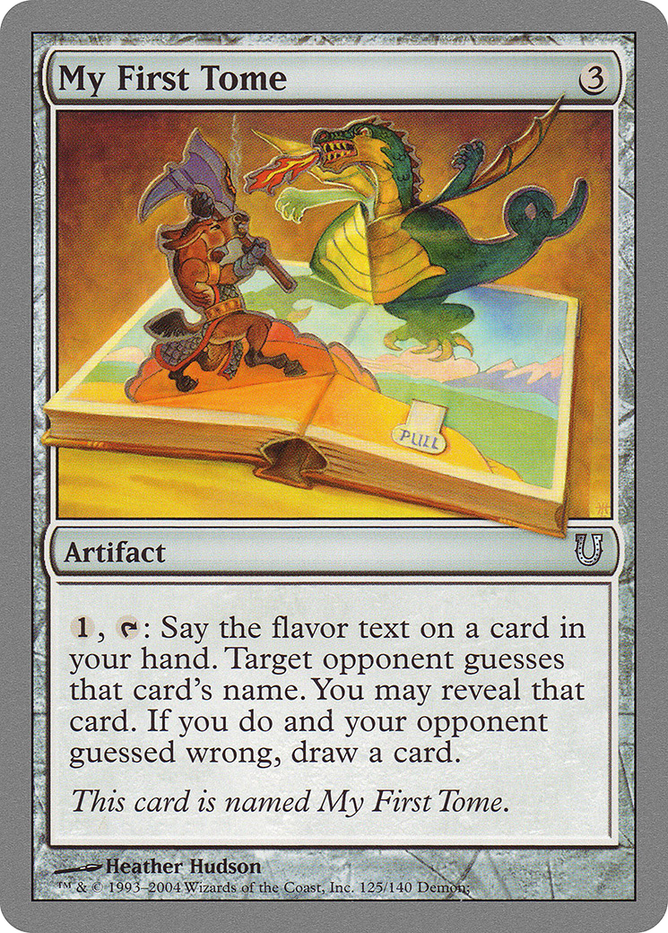 MAGIC: THE GATHERING  - My First Tome (UNH-125) - Unhinged