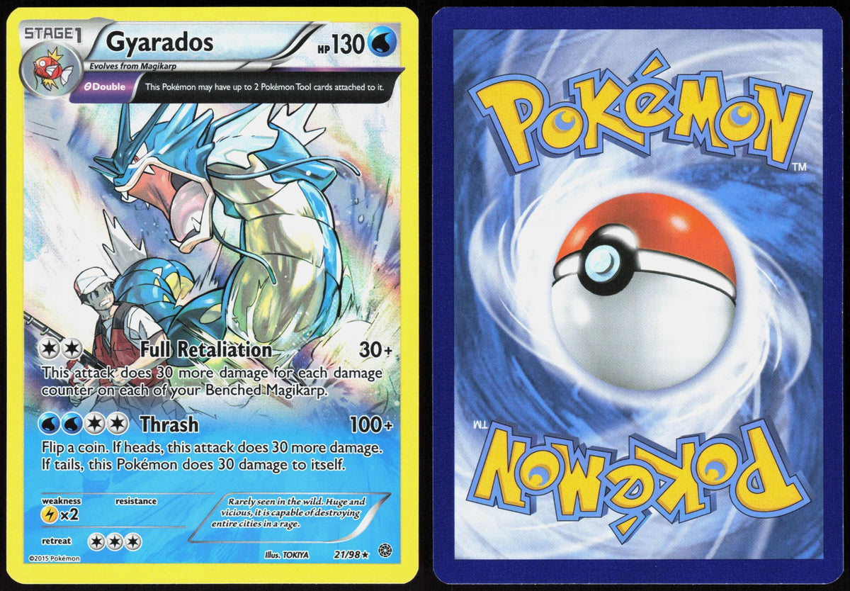 GYARADOS 21/98 ANCIENT ORIGINS POKEMON RARE HOLO NM