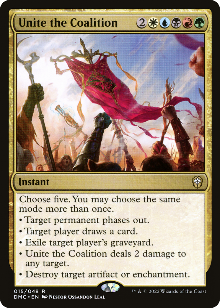 MAGIC: THE GATHERING  - Unite the Coalition (DMC-015) - Dominaria United Commander