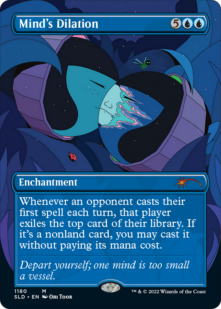 MAGIC: THE GATHERING  - Mind's Dilation (SLD-1180) - Secret Lair Drop (Borderless)