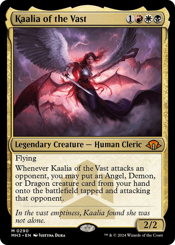 MAGIC: THE GATHERING  - Kaalia of the Vast (MH3-290) - Modern Horizons 3 Foil