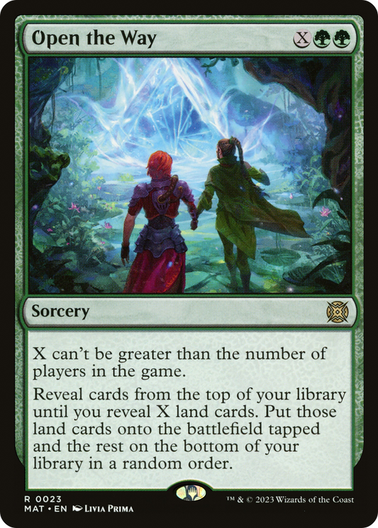 MAGIC: THE GATHERING  - Open the Way (MAT-023) - March of the Machine: The Aftermath