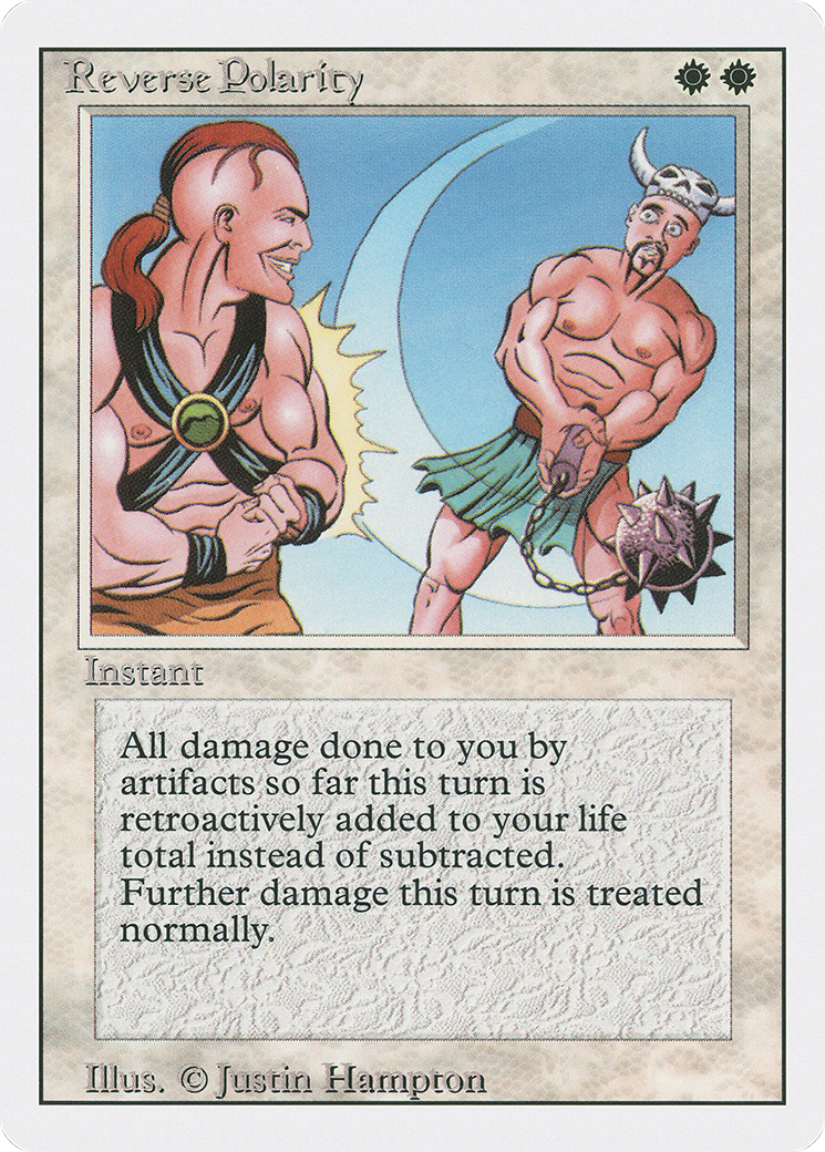 MAGIC: THE GATHERING  - Reverse Polarity (3ED-036) - Revised Edition