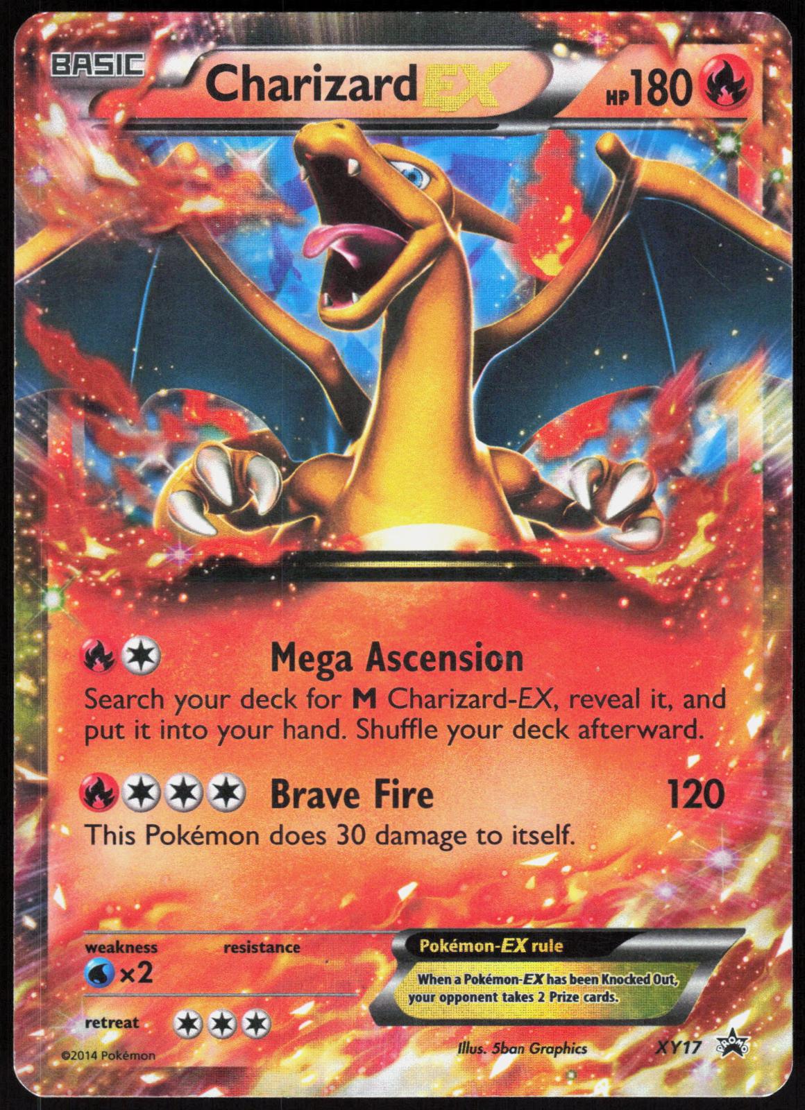 CHARIZARD EX XY17 XY PROMO POKEMON PROMO MP
