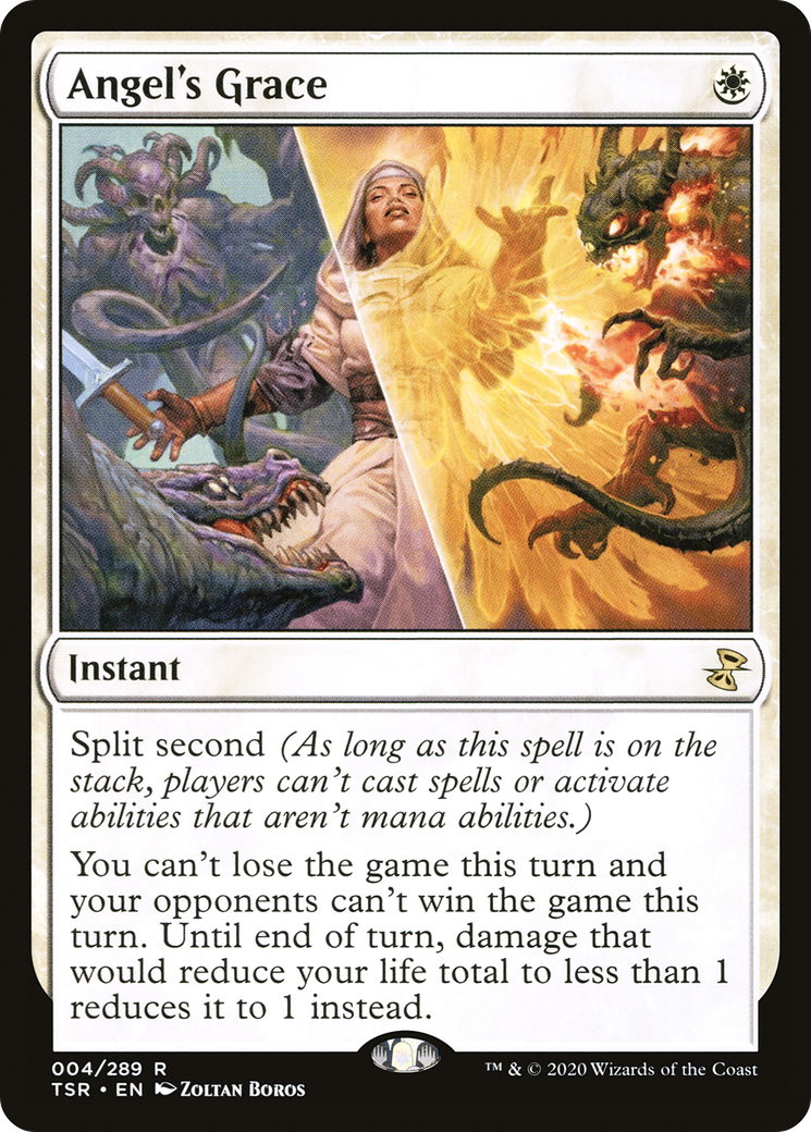 MAGIC: THE GATHERING  - Angel's Grace (TSR-004) - Time Spiral Remastered Foil