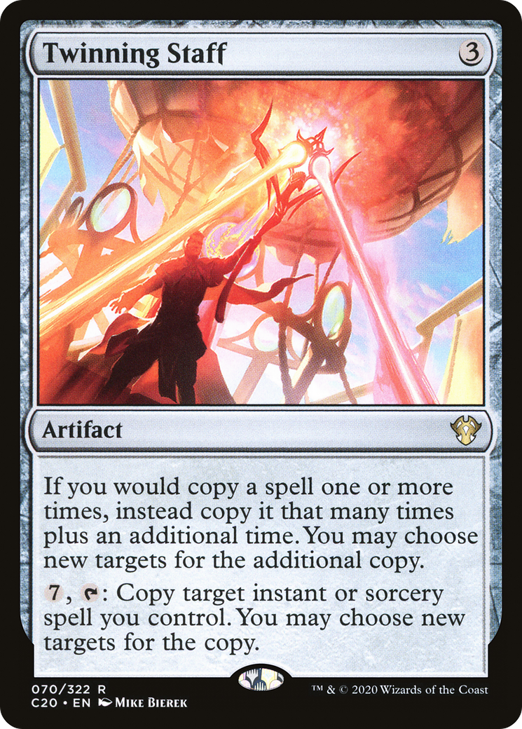 MAGIC: THE GATHERING  - Twinning Staff (C20-070) - Commander 2020
