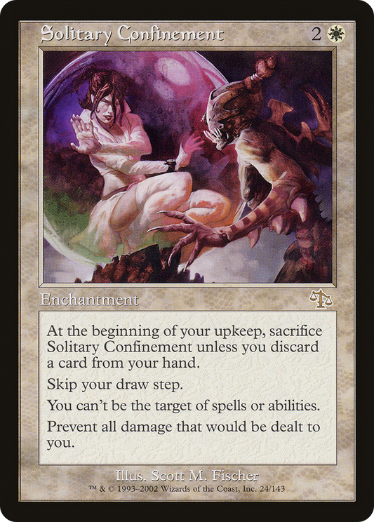 MAGIC: THE GATHERING  - Solitary Confinement (JUD-024) - Judgment Foil