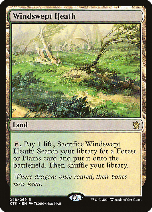 MAGIC: THE GATHERING  - Windswept Heath (KTK-248) - Khans of Tarkir