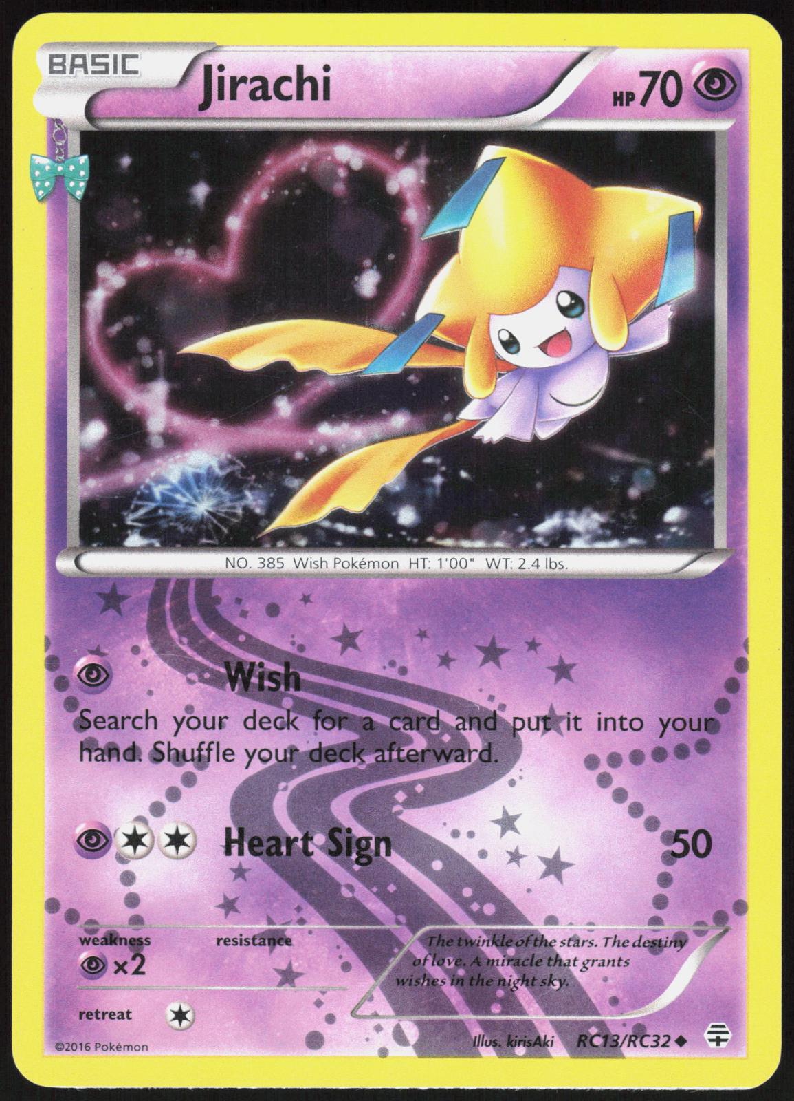 JIRACHI RC13/RC32 GENERATIONS POKEMON UNCOMMON LP