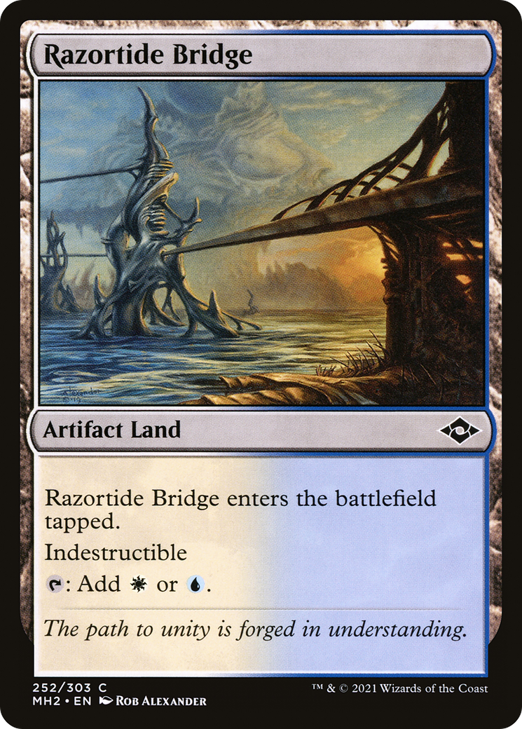 MAGIC: THE GATHERING  - Razortide Bridge (MH2-252) - Modern Horizons 2 Foil
