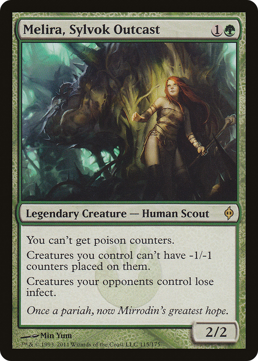 MAGIC: THE GATHERING  - Melira, Sylvok Outcast (NPH-115) - New Phyrexia