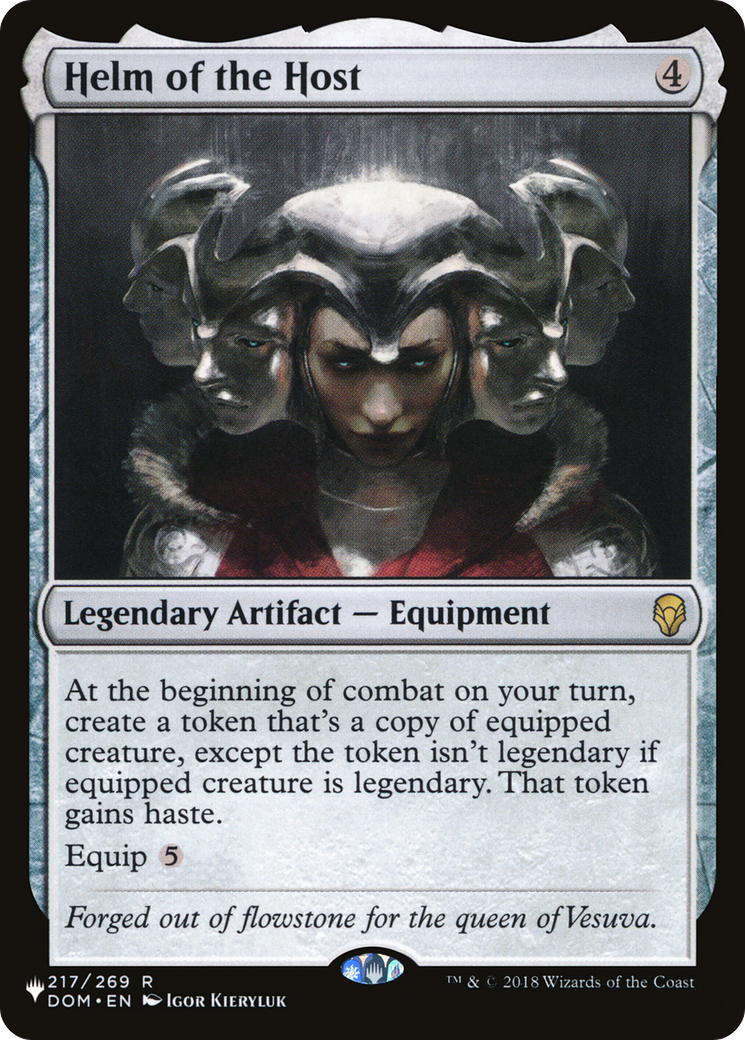MAGIC: THE GATHERING  - Helm of the Host (LIST-DOM-217) - The List