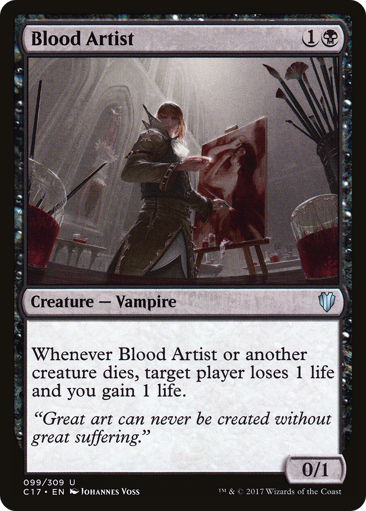 MAGIC: THE GATHERING  - Blood Artist (C17-099) - Commander 2017