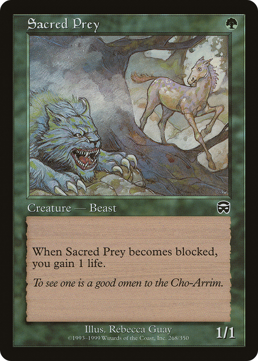 MAGIC: THE GATHERING  - Sacred Prey (MMQ-268) - Mercadian Masques