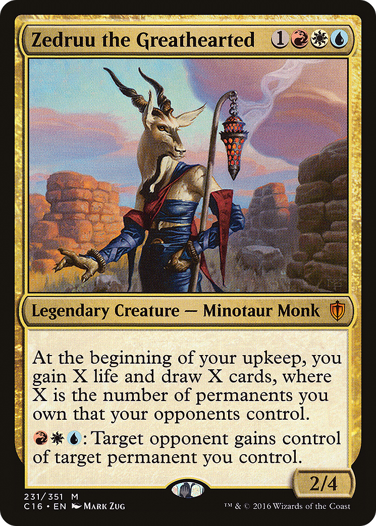 MAGIC: THE GATHERING  - Zedruu the Greathearted (C16-231) - Commander 2016