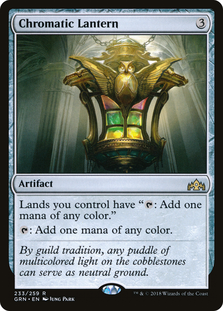 MAGIC: THE GATHERING  - Chromatic Lantern (GRN-233) - Guilds of Ravnica Foil