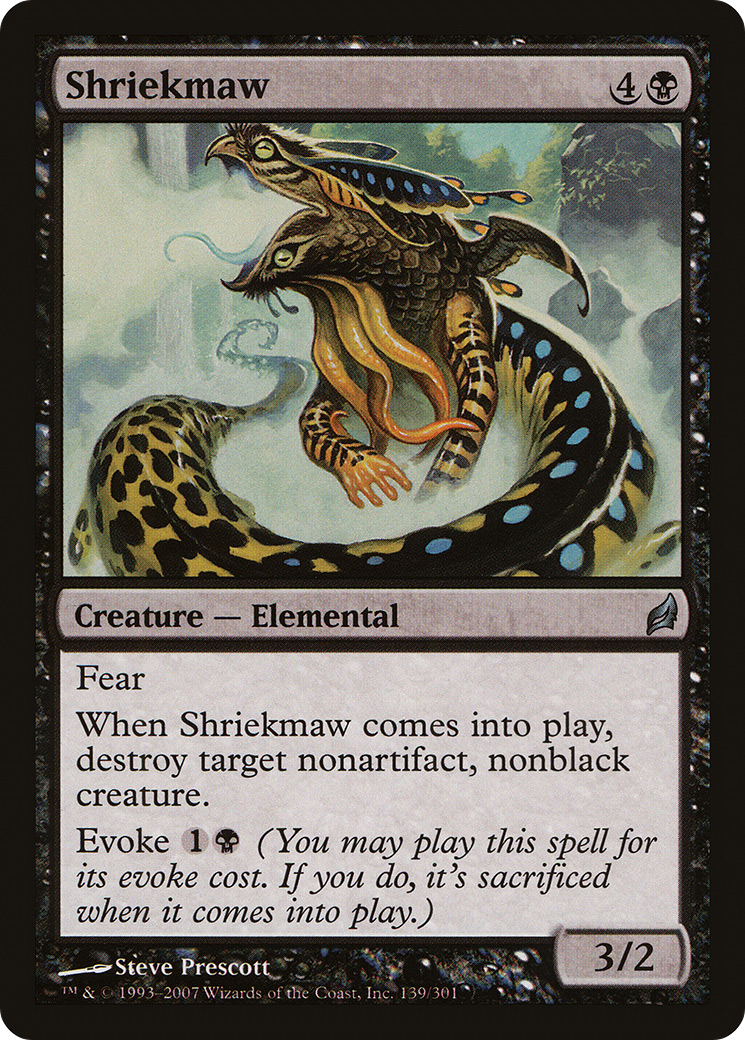 MAGIC: THE GATHERING  - Shriekmaw (LRW-139) - Lorwyn