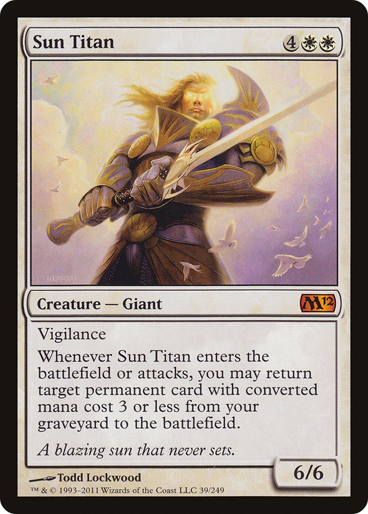 MAGIC: THE GATHERING  - Sun Titan (M12-039) - Magic 2012