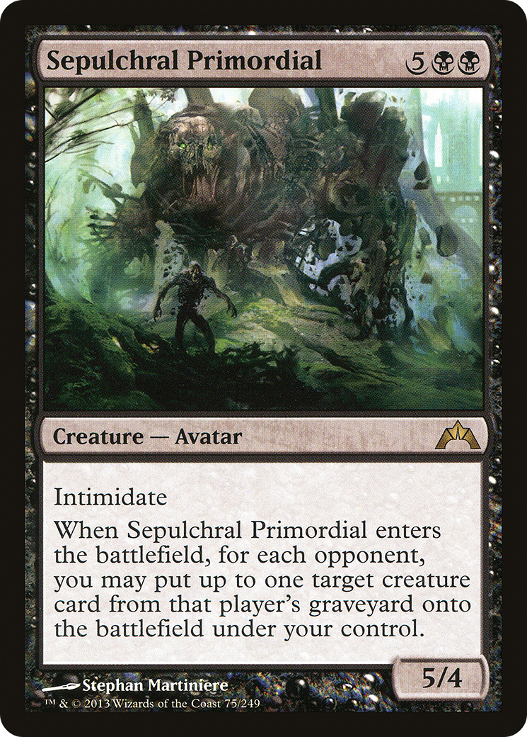 MAGIC: THE GATHERING  - Sepulchral Primordial (GTC-075) - Gatecrash Foil
