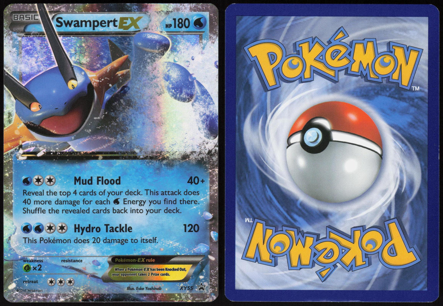 SWAMPERT EX XY55 XY PROMO POKEMON PROMO HOLO LP