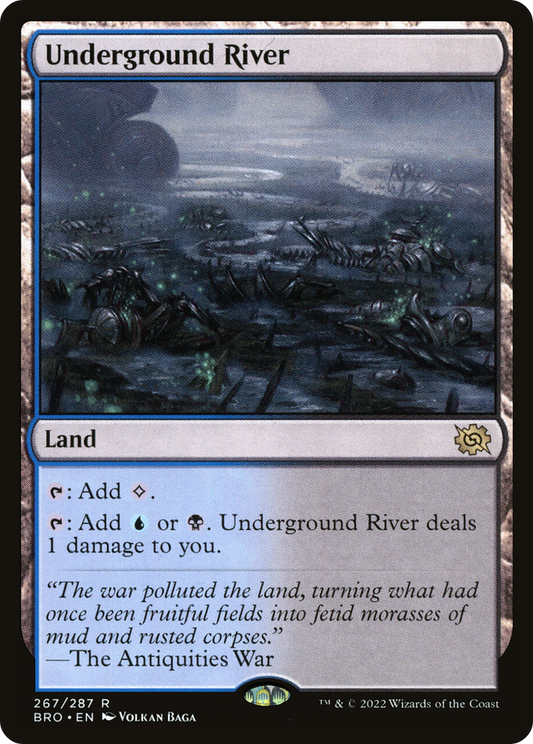 MAGIC: THE GATHERING  - Underground River (BRO-267) - The Brothers' War Foil