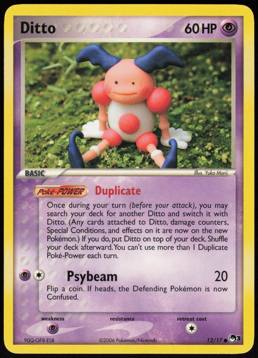 DITTO 12/17 POP SERIES 3 POKEMON COMMON NM