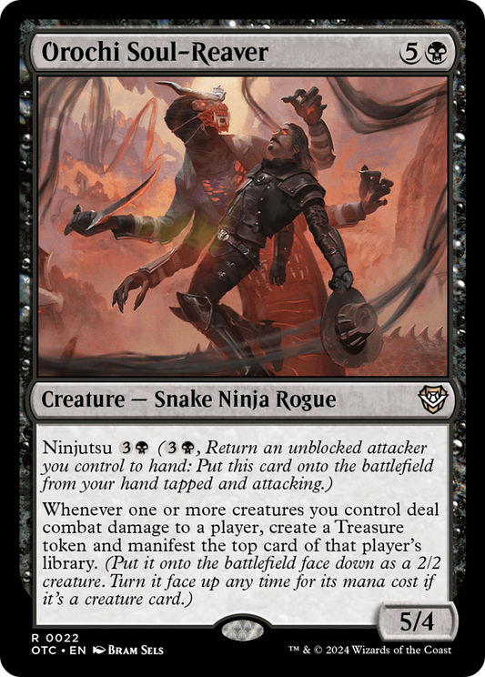 MAGIC: THE GATHERING  - Orochi Soul-Reaver (OTC-022) - Outlaws of Thunder Junction Commander
