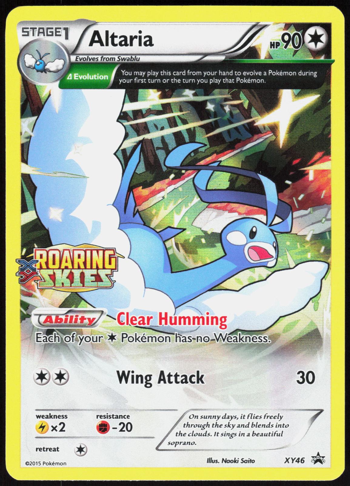 ALTARIA (PRERELEASE) XY46 XY PROMO POKEMON PROMO LP