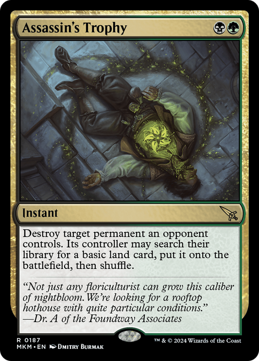 MAGIC: THE GATHERING  - Assassin's Trophy (MKM-187) - Murders at Karlov Manor Foil