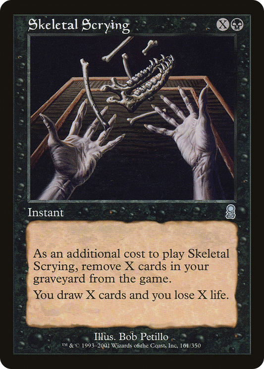 MAGIC: THE GATHERING  - Skeletal Scrying (ODY-161) - Odyssey