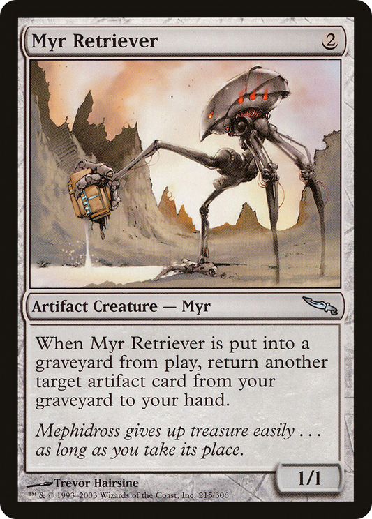 MAGIC: THE GATHERING  - Myr Retriever (MRD-215) - Mirrodin