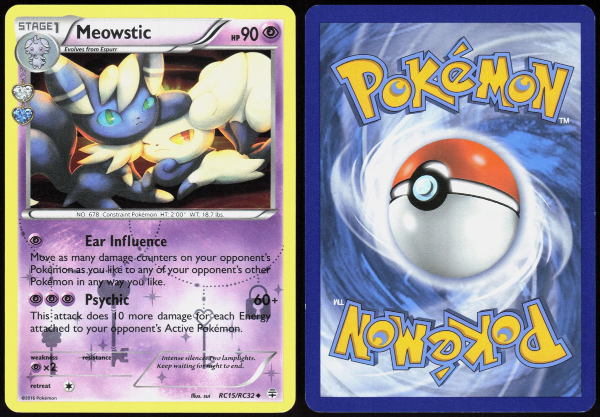 MEOWSTIC RC15/RC32 GENERATIONS POKEMON UNCOMMON HOLO NM