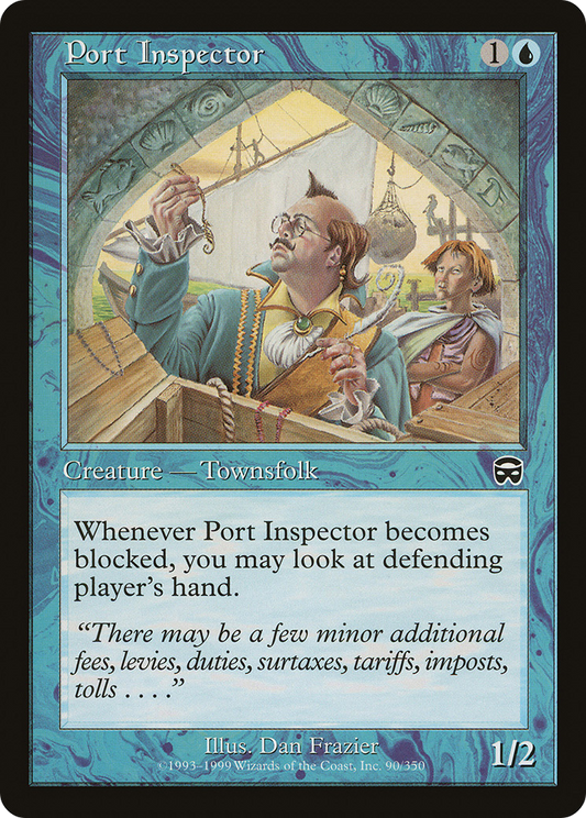 MAGIC: THE GATHERING  - Port Inspector (MMQ-090) - Mercadian Masques